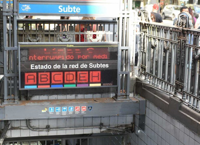 Paro de subte: metrodelegados realizan medidas para este miércoles