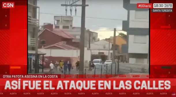 El video del ataque a Tomás Tello en las calles de Santa Teresita