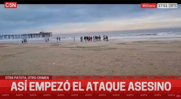 Primer video del asesinato en Santa Teresita: así comenzó la pelea en la playa