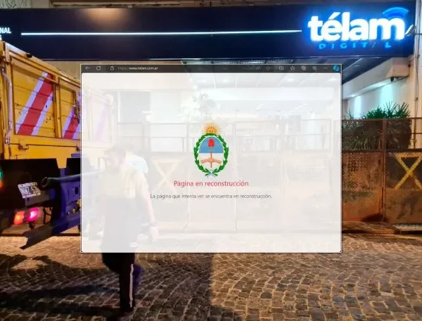 Deshabilitaron la web de Télam y vallaron la redacción