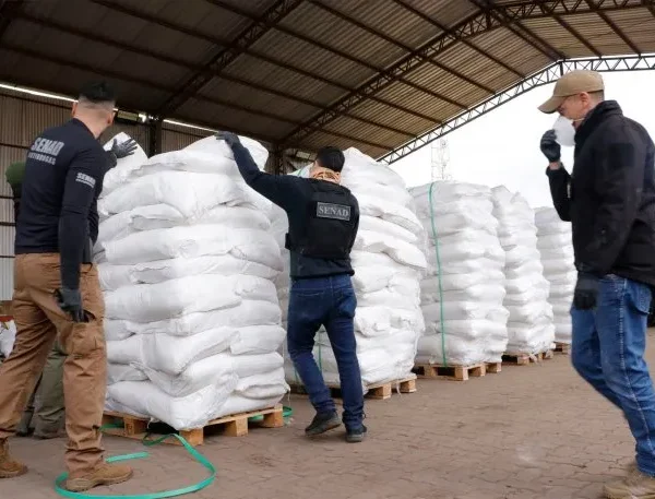 Hidrovía: secuestraron cuatro toneladas de cocaína escondidas en bolsas de azúcar