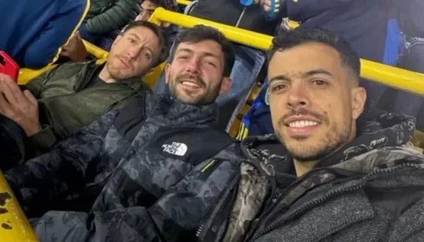 Franco Di Santo estuvo en las tribunas de La Bombonera para ver Boca Juniors – Cruzeiro