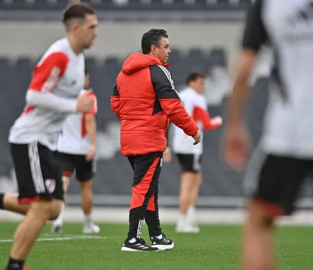 Marcelo Gallardo inició su segundo ciclo en River y dirigió su primera práctica