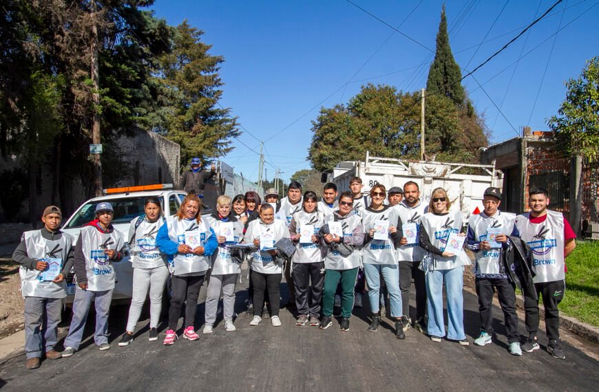 PREVENCIÓN EL DENGUE: EL MUNICIPIO DE ALTE BROWN VISITÓ 3600 VIVIENDAS Y RETIRÓ 6 MIL KILOS DE CHATARRA