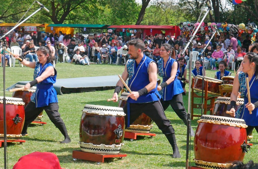 CASCALLARES PARTICIPÓ EN UNA NUEVA EDICIÓN DEL “BURZACO MATSURI” JUNTO A MILES DE VECINOS BROWNIANOS