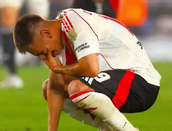 El Diablito Echeverri rompió en llanto tras la eliminación de River