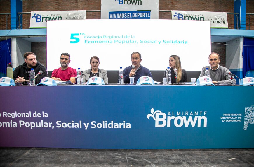 ALTE BROWN FUE SEDE DEL QUINTO CONSEJO REGIONAL DE LA ECONOMÍA POPULAR