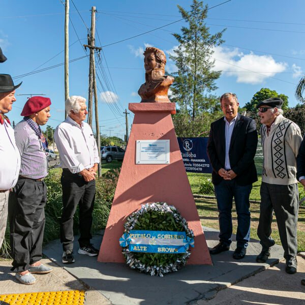 CON UN EMOTIVO ACTO SE CONMEMORÓ EL “DÍA DE LA SOBERANÍA NACIONAL” EN ALTE BROWN