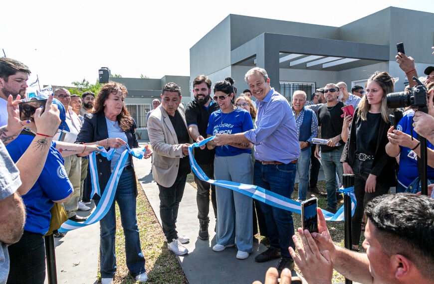 INAUGURARON EN JOSÉ MÁRMOL NUEVOS POLICONSULTORIOS Y LA SEDE GREMIAL DE UPCN