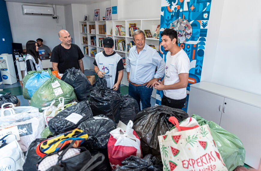 EL MUNICIPIO PUSO EN MARCHA LA CAMPAÑA SOLIDARIA “BROWN ABRAZA A BAHÍA BLANCA”