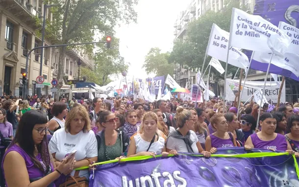 8M: una multitud se movilizó en Buenos Aires y en las principales ciudades del país