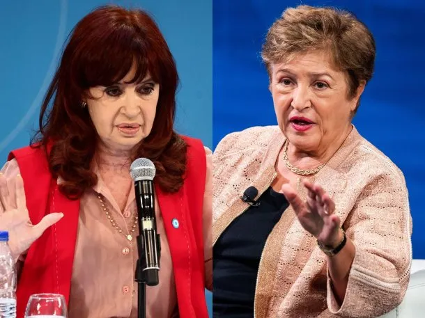 El mensaje de Cristina Kirchner contra la titular del FMI: “Che, Kristalina”