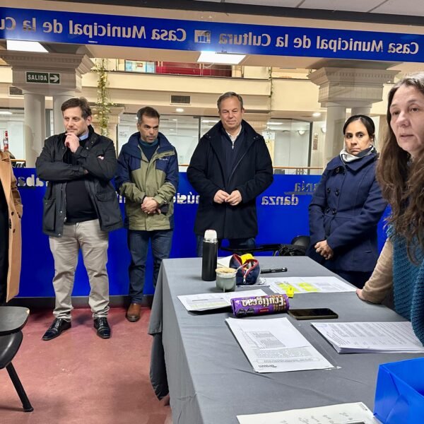 CASCALLARES ACOMPAÑÓ A LOS TRABAJADORES QUE CONCURSAN FORTALECIENDO LA CARRERA MUNICIPAL