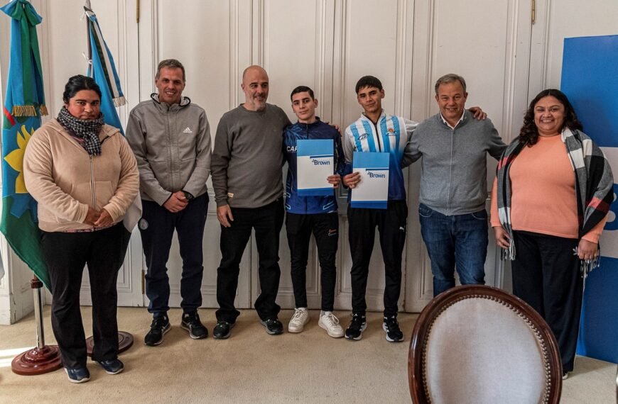 EL MUNICIPIO DE ALTE BROWN CONTINÚA ACOMPAÑANDO A LOS DEPORTISTAS LOCALES