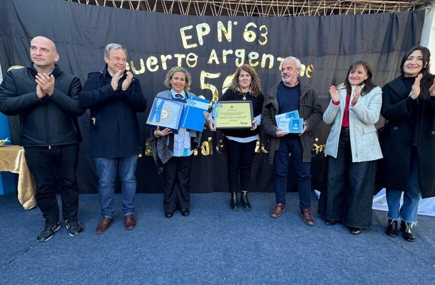 CASCALLARES PARTICIPÓ DE LA CELEBRACIÓN DEL 50° ANIVERSARIO DE LA ESCUELA N° 63 DE CLAYPOLE