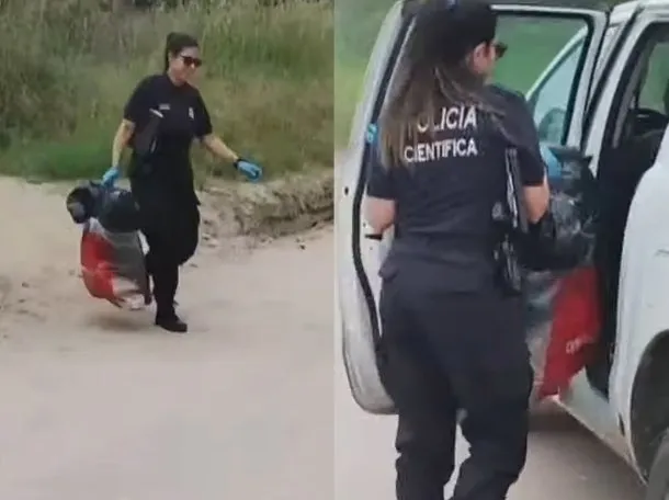 Búsqueda de Débora en Necochea: encontraron una carpa y ropa con manchas de sangre